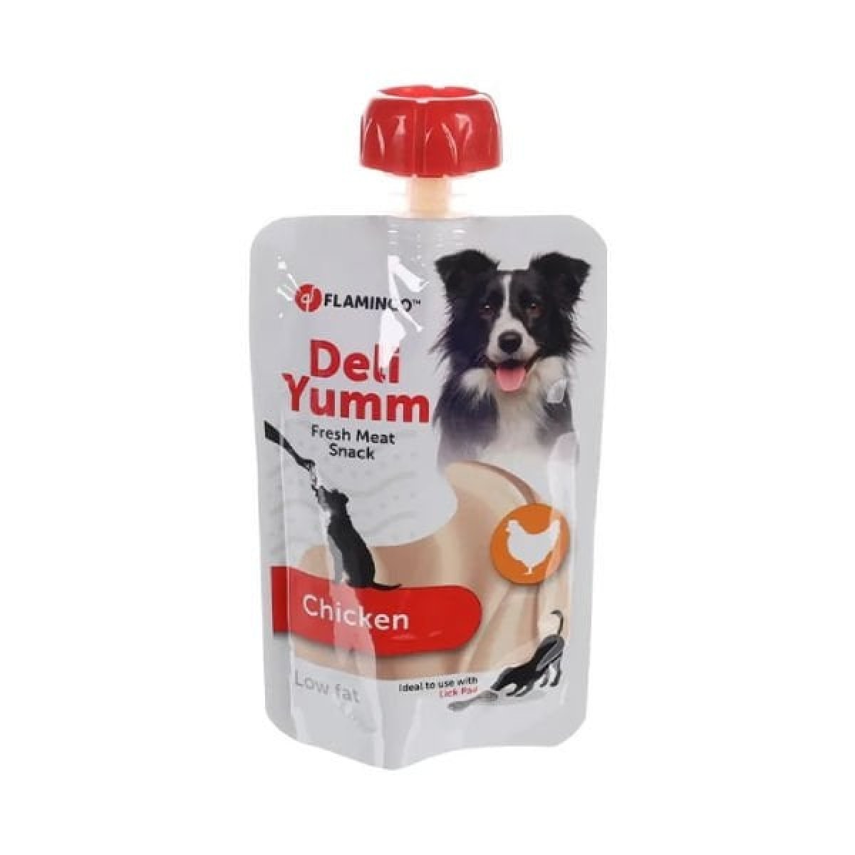 Flamingo Deli Yumm Taze Tavuk Etli Sıvı Köpek Ödül Maması 90 Gr Flamingo Deli Yumm Taze Tavuk Etli Sıvı Köpek Ödül Maması 90 Gr