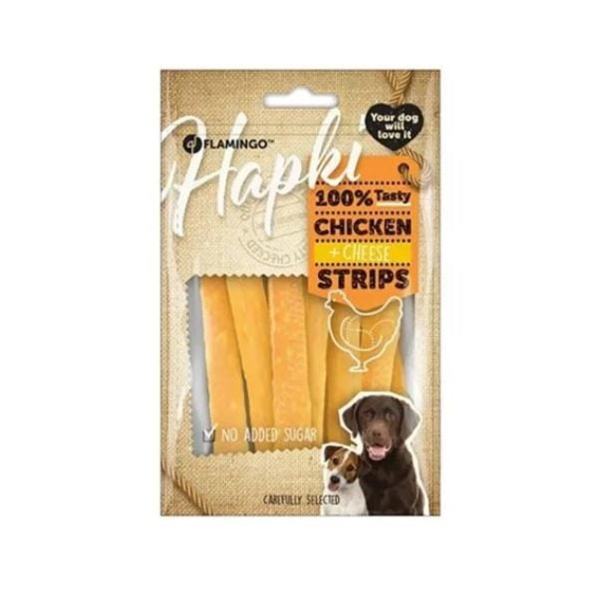 Flamingo Hapki Peynirli Şerit Şeklinde Çubuk Köpek Ödül Maması 85 Gr Flamingo Hapki Peynirli Şerit Şeklinde Çubuk Köpek Ödül Maması 85 Gr