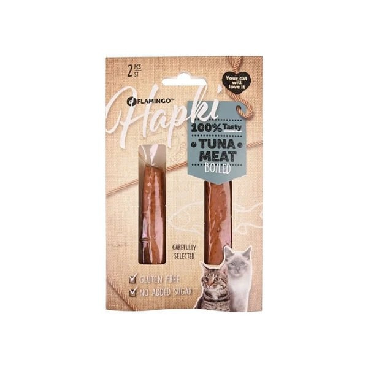 Flamingo Hapki Pişirilmiş Tuna Etli Kedi Ödül Maması 2 Adet 35 Gr Flamingo Hapki Pişirilmiş Tuna Etli Kedi Ödül Maması 2 Adet 35 Gr