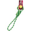 Flamingo İp Tenis Toplu Köpek Oyuncağı 10 Cm Flamingo İp Tenis Toplu Köpek Oyuncağı 10 Cm