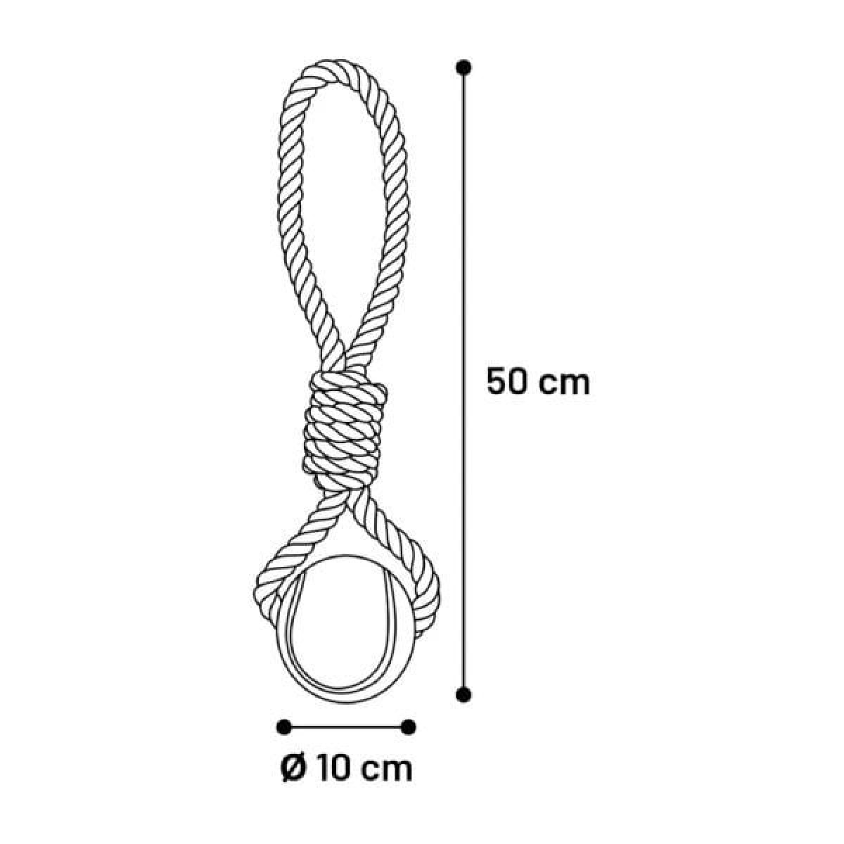 Flamingo İp Tenis Toplu Köpek Oyuncağı 10 Cm Flamingo İp Tenis Toplu Köpek Oyuncağı 10 Cm