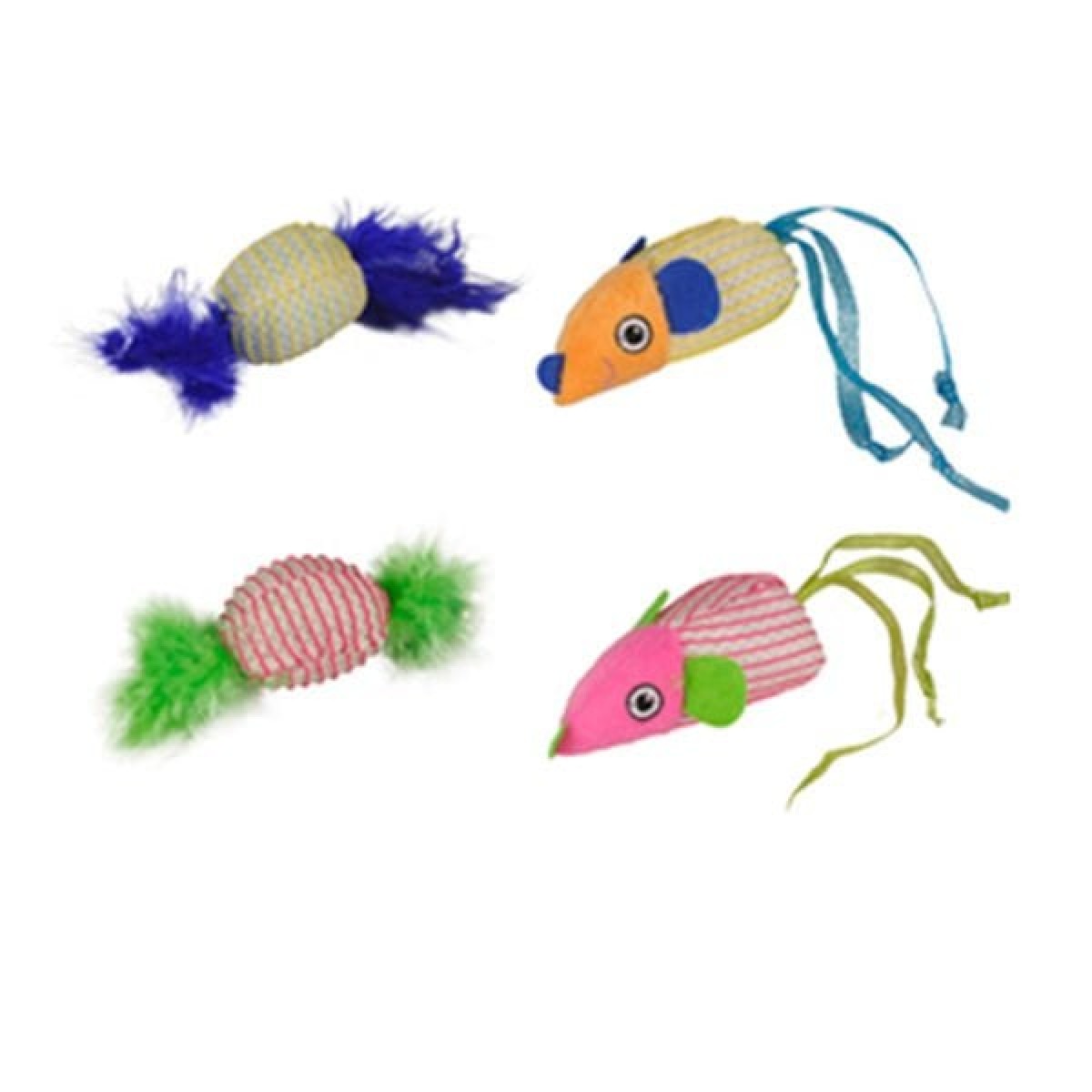 Flamingo Kumaş İkili Kedi Oyuncağı Flamingo Kumaş İkili Kedi Oyuncağı