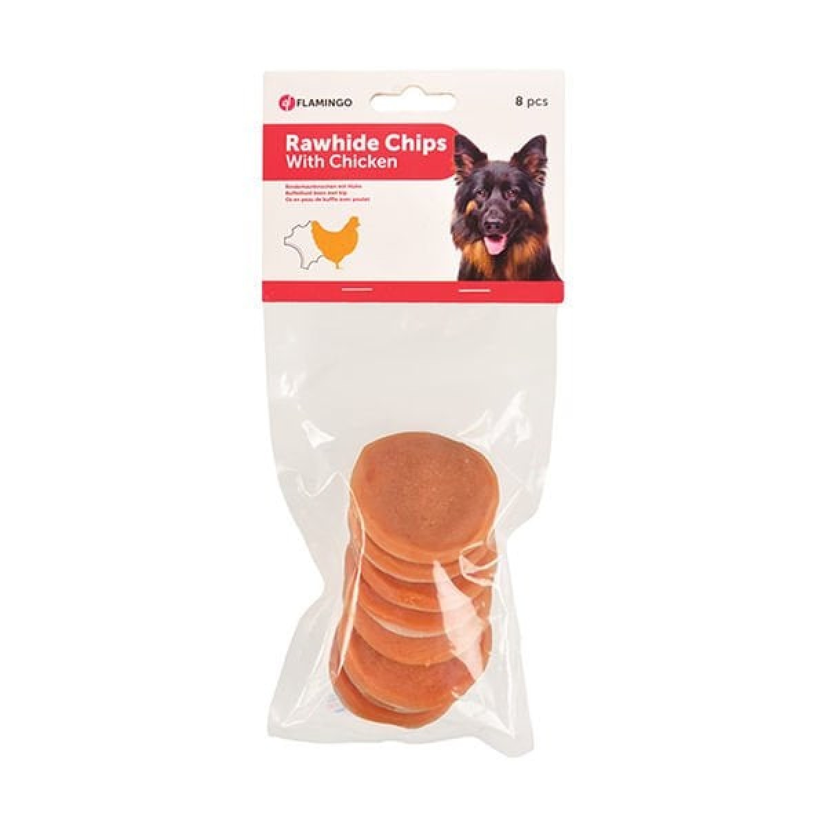 Flamingo Rawhide Chips Tavuklu Köpek Ödülü 100 Gr