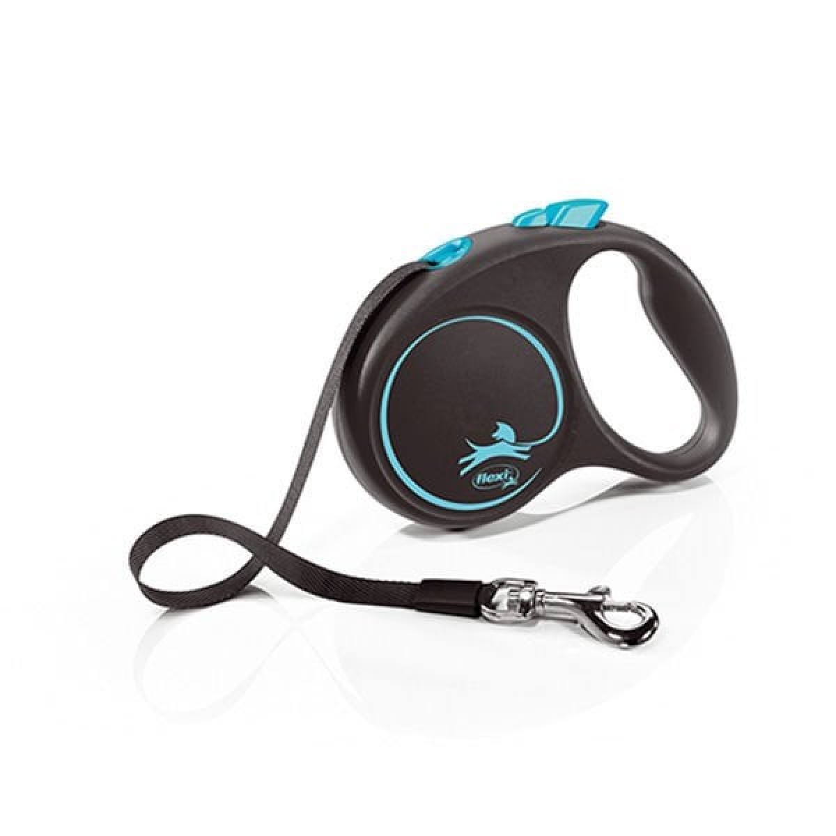 Flexi Black Design Şerit Otomatik Köpek Gezdirme Tasması Mavi Small 5 Mt Flexi Black Design Şerit Otomatik Köpek Gezdirme Tasması Mavi Small 5 Mt
