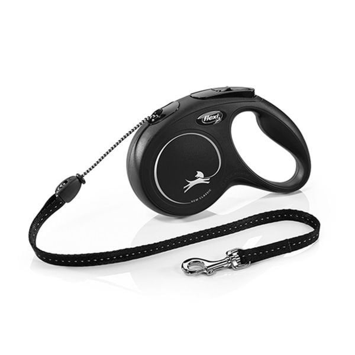 Flexi New Classic İp Otomatik Köpek Gezdirme Tasması Medium Siyah 5 Mt Flexi New Classic İp Otomatik Köpek Gezdirme Tasması Medium Siyah 5 Mt