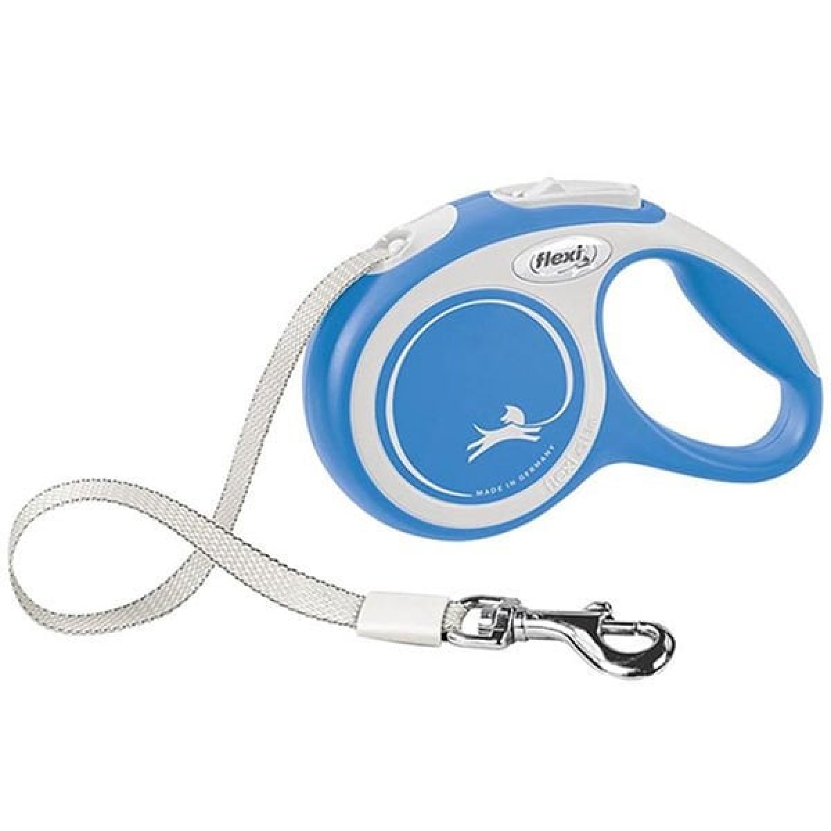 Flexi New Comfort Şerit Otomatik Köpek Gezdirme Tasması Medium Mavi/Beyaz 5 Mt Flexi New Comfort Şerit Otomatik Köpek Gezdirme Tasması Medium Mavi/Beyaz 5 Mt