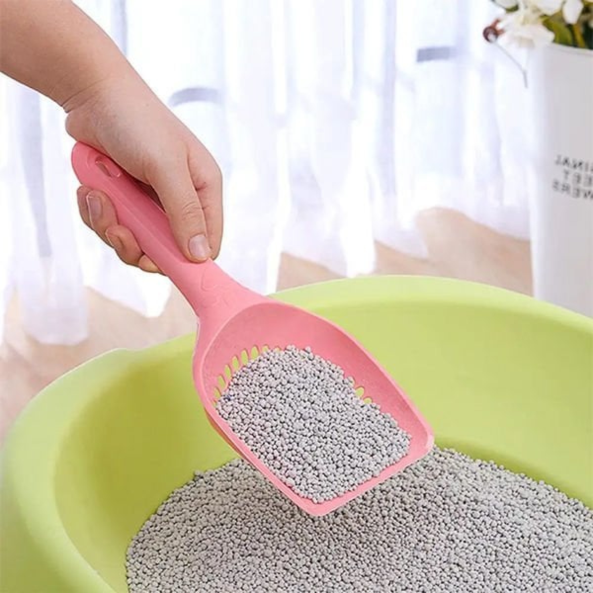Flip Kedi Kumu Küreği Pembe 6.5 Cm Flip Kedi Kumu Küreği Pembe 6.5 Cm