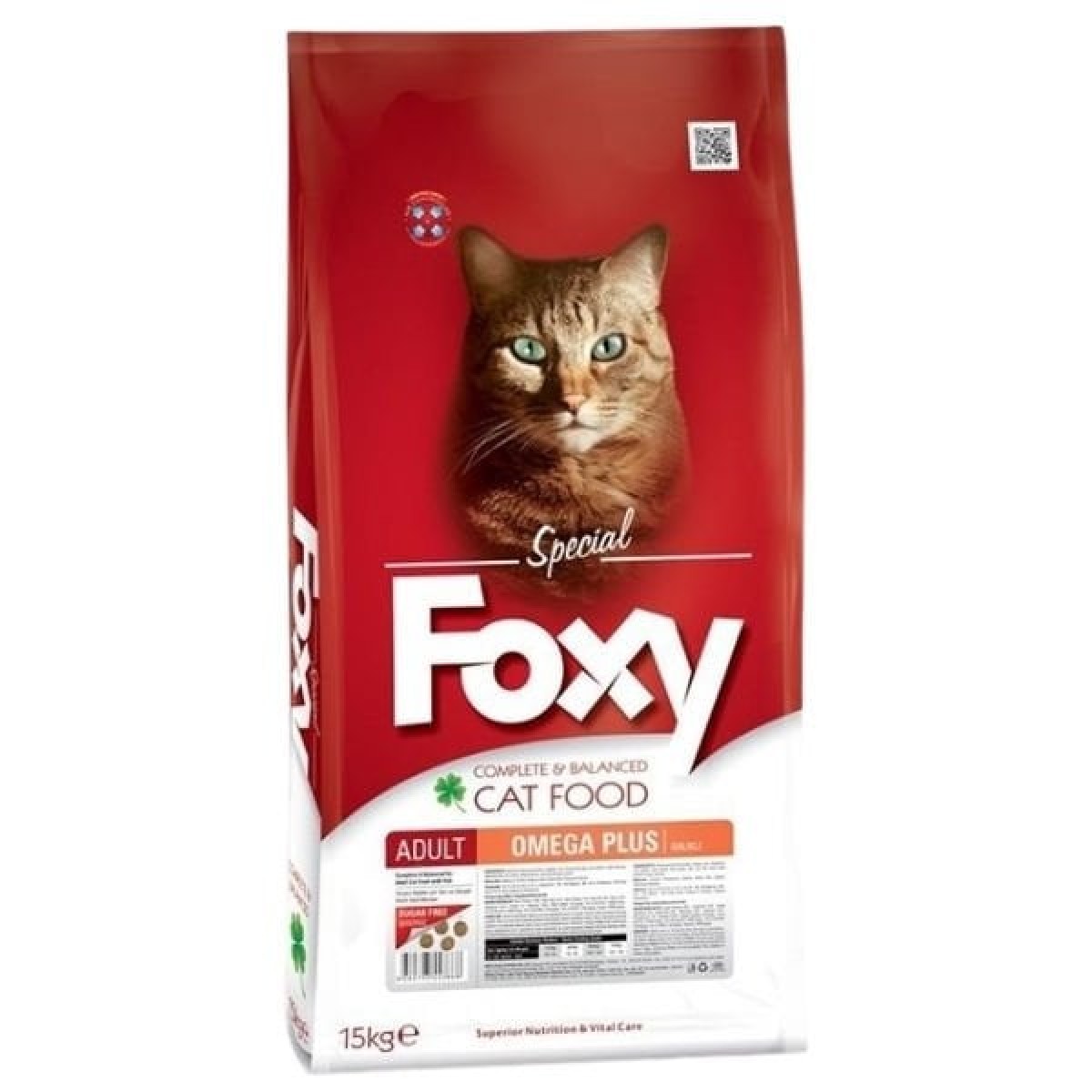 Foxy Omega Plus Balıklı Yetişkin Kedi Maması 15 Kg Foxy Omega Plus Balıklı Yetişkin Kedi Maması 15 Kg