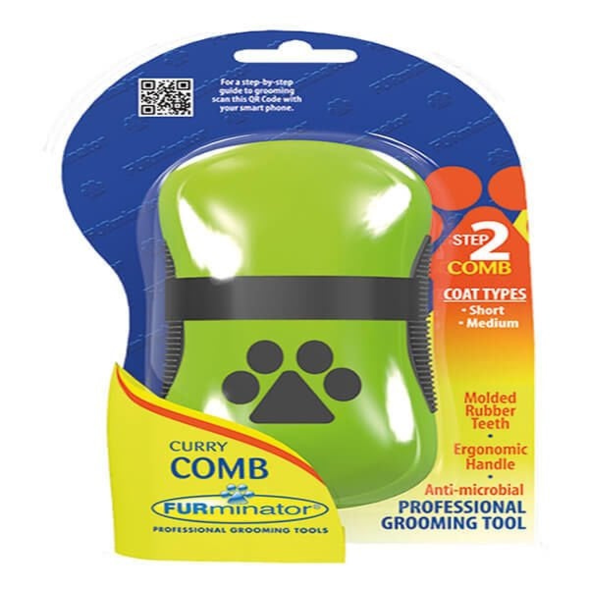 Furminator Curry Köpek Masaj ve Yıkama Fırçası Furminator Curry Köpek Masaj ve Yıkama Fırçası