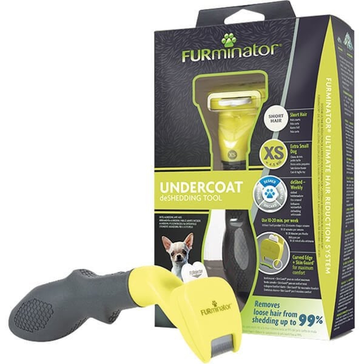 Furminator Kısa Tüylü Köpek Tüy Tarağı Xsmall Furminator Kısa Tüylü Köpek Tüy Tarağı Xsmall