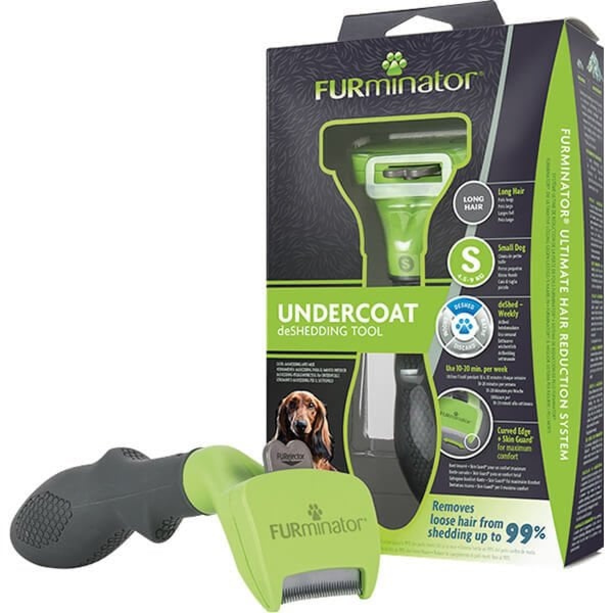Furminator Long Hair Uzun Tüylü Köpek Tüy Tarağı Small Furminator Long Hair Uzun Tüylü Köpek Tüy Tarağı Small