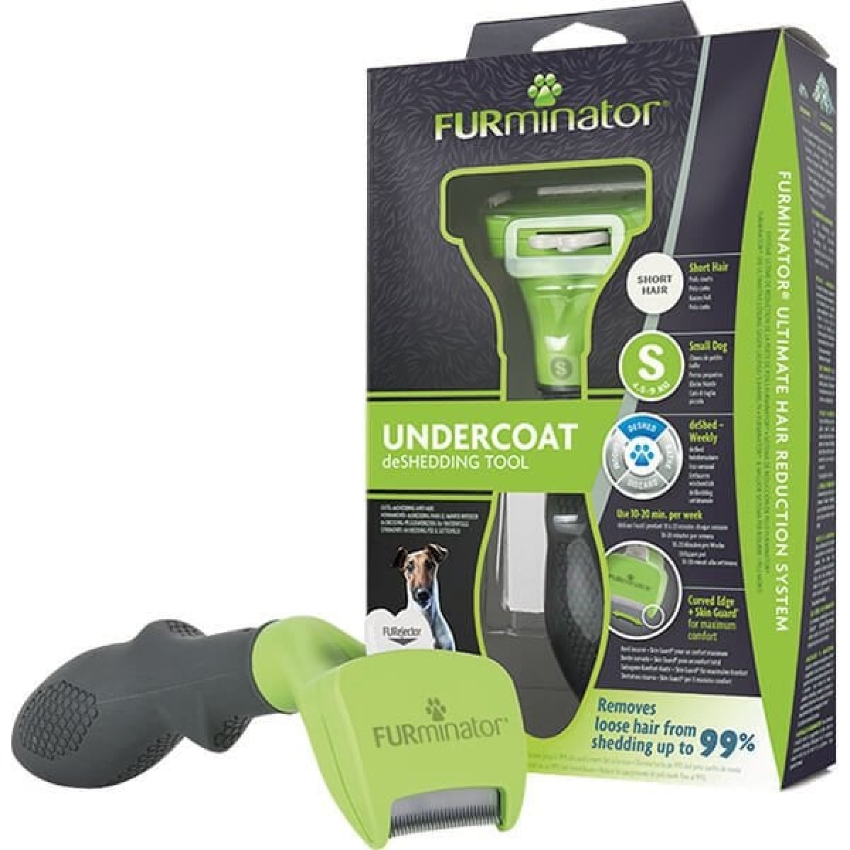 Furminator Short Hair Kısa Tüylü Köpek Tüy Tarağı Small Furminator Short Hair Kısa Tüylü Köpek Tüy Tarağı Small