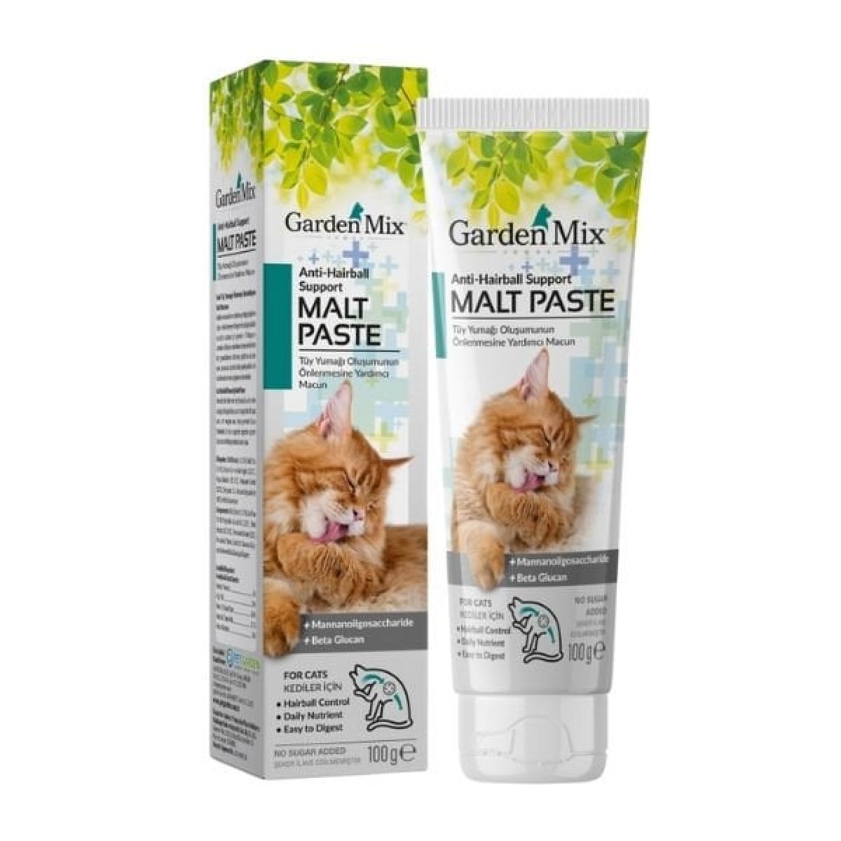 Garden Mix Anti Hairball Tüy Yumağı Engelleyici Kedi Malt Macunu 100 Gr Garden Mix Anti Hairball Tüy Yumağı Engelleyici Kedi Malt Macunu 100 Gr