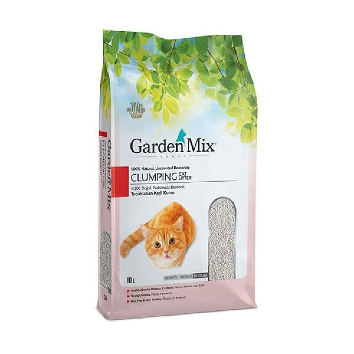 Garden Mix İnce Taneli Kokusuz Kedi Kumu 10 Lt Garden Mix İnce Taneli Kokusuz Kedi Kumu 10 Lt