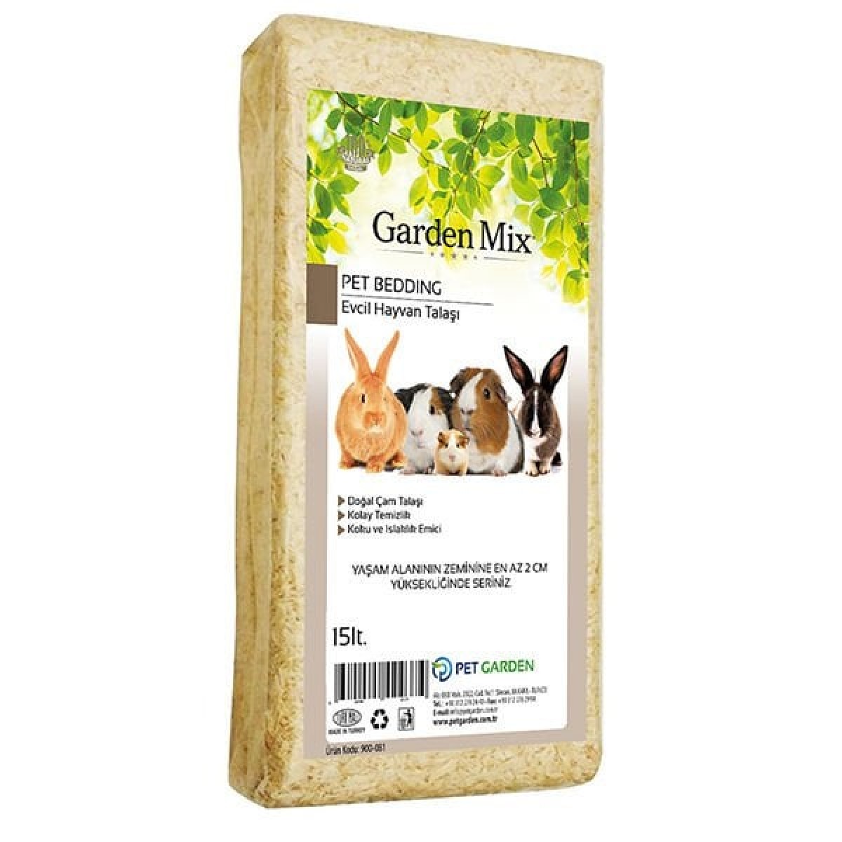 Garden Mix Kemirgen Talaşı 15 Lt Garden Mix Kemirgen Talaşı 15 Lt