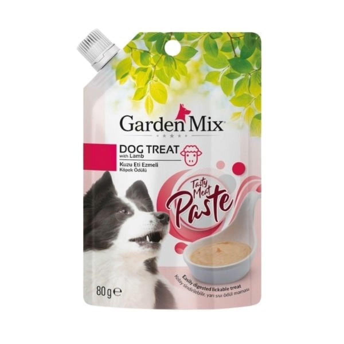 Garden Mix Kuzu Etli Ezme Sıvı Köpek Ödül Maması 80 Gr Garden Mix Kuzu Etli Ezme Sıvı Köpek Ödül Maması 80 Gr