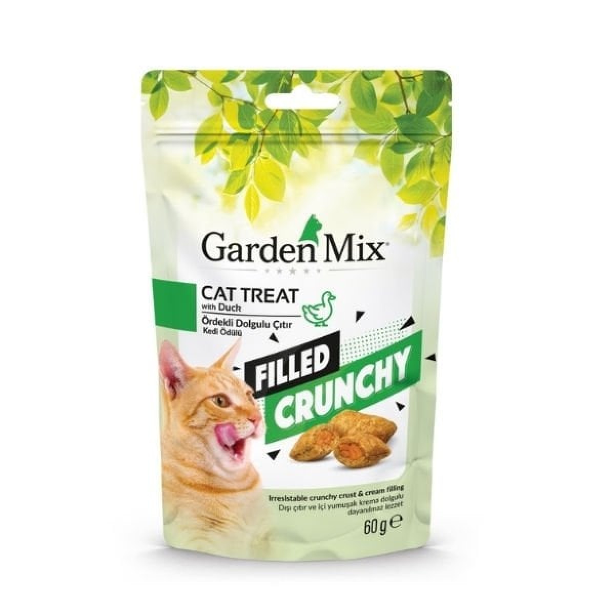 Garden Mix Ördekli İçi Dolgulu Kedi Ödül Maması 60 Gr Garden Mix Ördekli İçi Dolgulu Kedi Ödül Maması 60 Gr