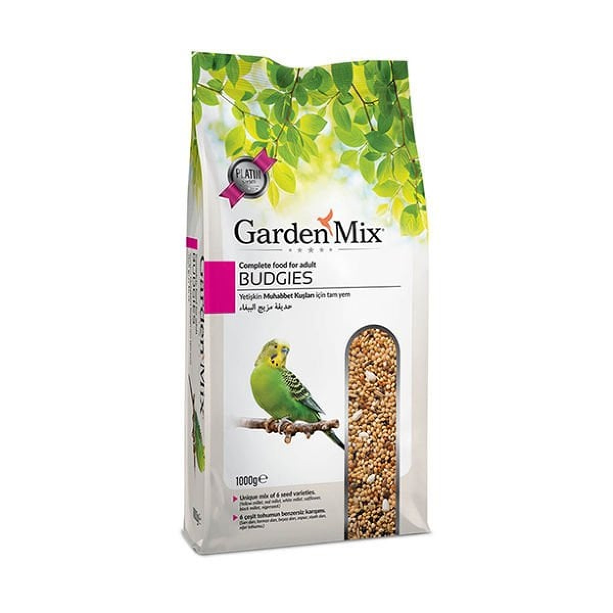 Garden Mix Platin Muhabbet Kuşu Yemi 1 Kg Garden Mix Platin Muhabbet Kuşu Yemi 1 Kg