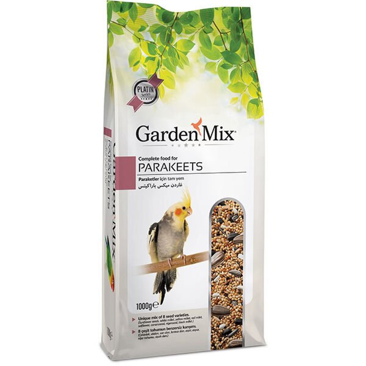 Garden Mix Platin Paraket Yemi 1 Kg