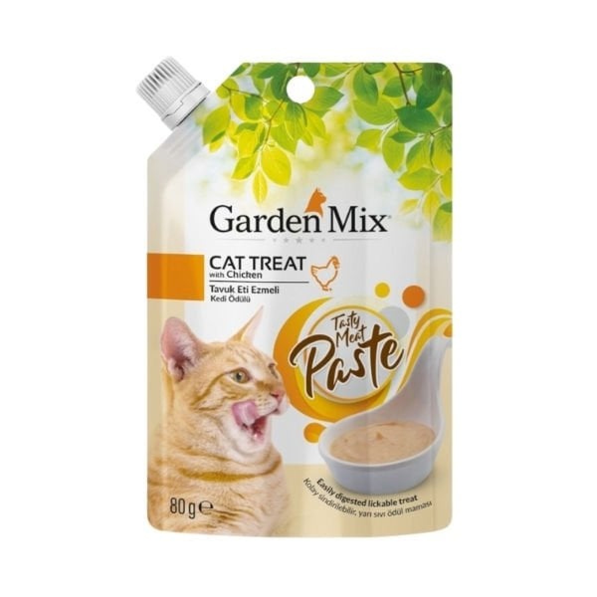 Garden Mix Tavuk Etli Ezme Sıvı Kedi Ödül Maması 80 Gr