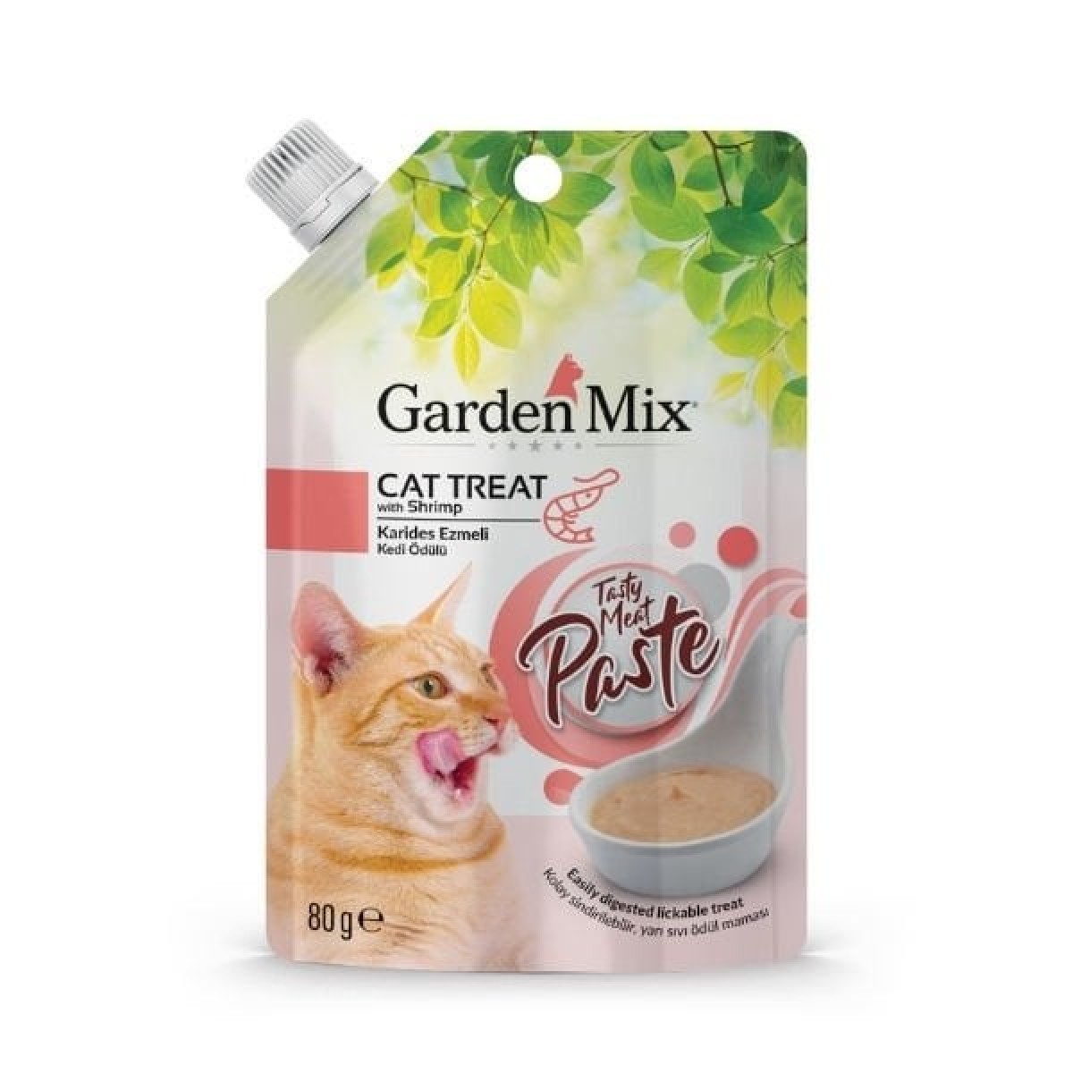 Garden Mix Tavuk ve Karides Ezme Sıvı Kedi Ödül Maması 80 Gr Garden Mix Tavuk ve Karides Ezme Sıvı Kedi Ödül Maması 80 Gr