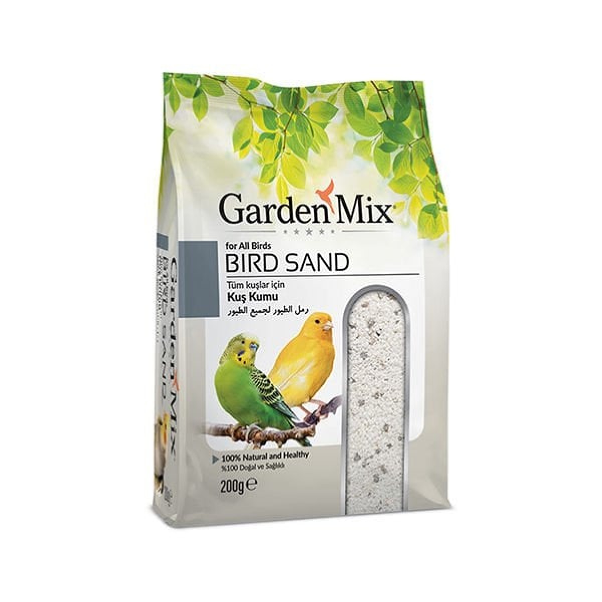 Garden Mix Tüm Kuşlar için Doğal ve Sağlıklı Kuş Kumu 200 Gr Garden Mix Tüm Kuşlar için Doğal ve Sağlıklı Kuş Kumu 200 Gr