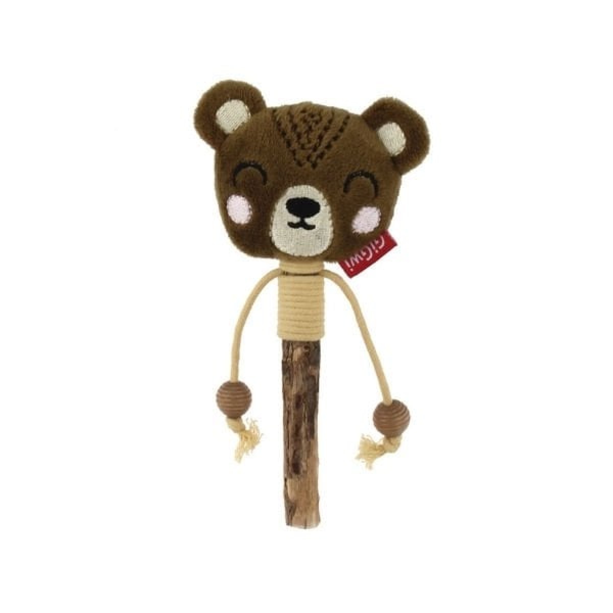 Gigwi Ayıcık Ahşap Çubuklu Peluş Kedi Oyuncağı Kahverengi 4x12.5x22.8 Cm Gigwi Ayıcık Ahşap Çubuklu Peluş Kedi Oyuncağı Kahverengi 4x12.5x22.8 Cm