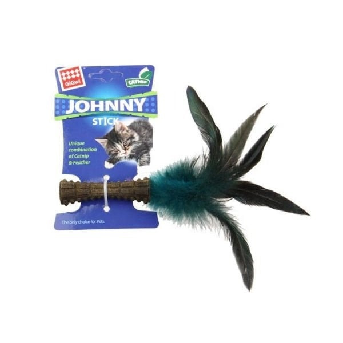 Gigwi Johnny Stick Catnipli Tüylü Kedi Oyuncağı Kahverengi Gigwi Johnny Stick Catnipli Tüylü Kedi Oyuncağı Kahverengi