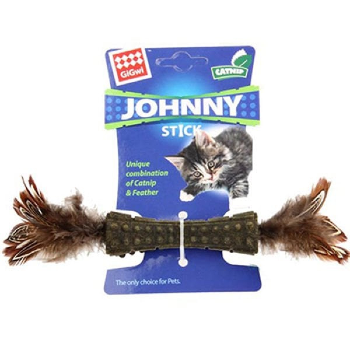 Gigwi Johnny Stick Doğal Çift Taraflı Tüylü Kedi Oyuncağı Gigwi Johnny Stick Doğal Çift Taraflı Tüylü Kedi Oyuncağı