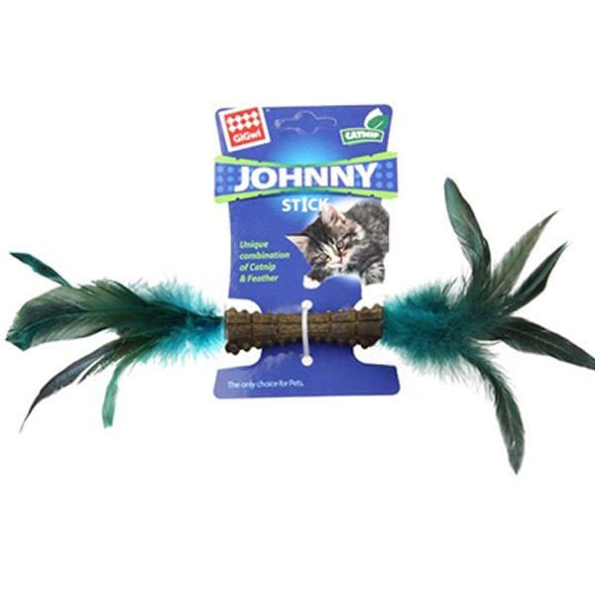 Gigwi Johnny Stick Doğal Çift Taraflı Yeşil Tüylü Kedi Oyuncağı Gigwi Johnny Stick Doğal Çift Taraflı Yeşil Tüylü Kedi Oyuncağı
