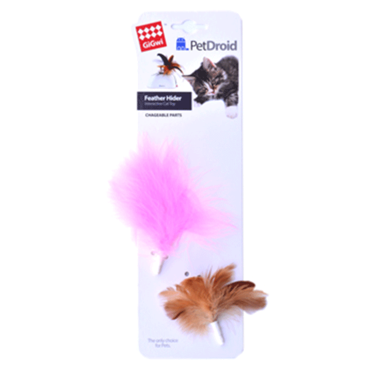 Gigwi Pet Droid Sensörlü Kedi Oyuncağı Yedek Tüylü Pembe Gigwi Pet Droid Sensörlü Kedi Oyuncağı Yedek Tüylü Pembe