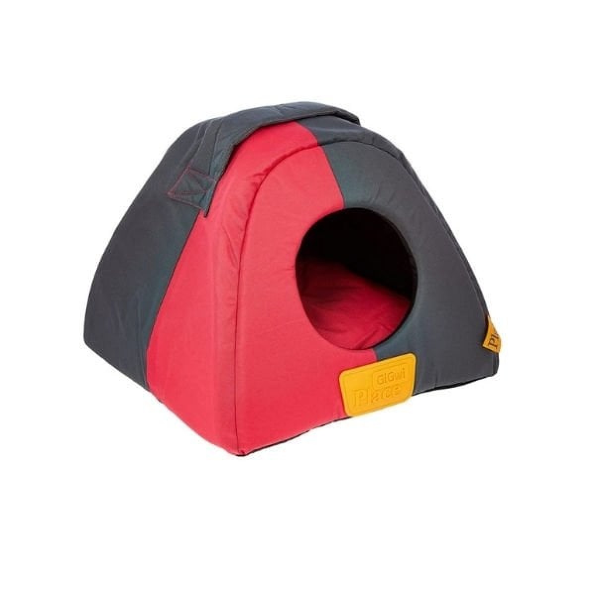 Gigwi Üçgen Kanvas Kumaş Kedi ve Küçük Irk Köpek Yatağı Kırmızı/Siyah 40x40x33 Cm Gigwi Üçgen Kanvas Kumaş Kedi ve Küçük Irk Köpek Yatağı Kırmızı/Siyah 40x40x33 Cm