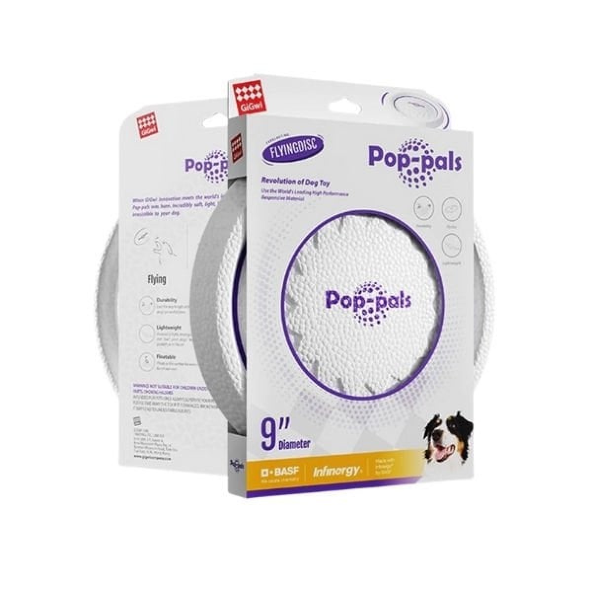 Gigwi Uçuş Diski Frizbi Köpek Oyuncağı Small Beyaz Gigwi Uçuş Diski Frizbi Köpek Oyuncağı Small Beyaz