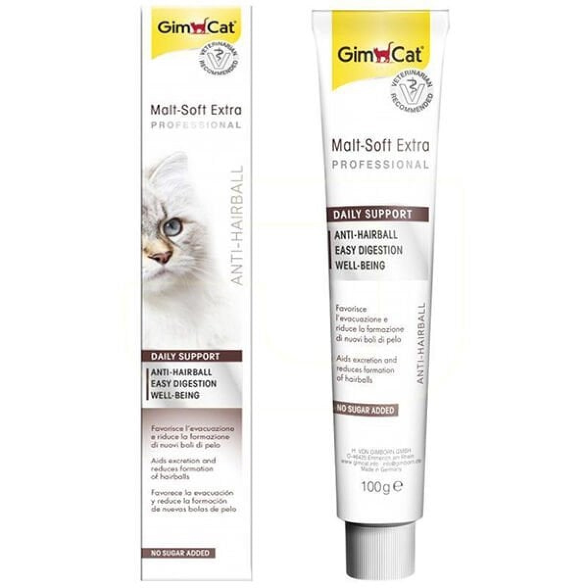 Gimcat Malt Soft Extra Tüy Yumağı Önleyici Kedi Macunu 100 Gr Gimcat Malt Soft Extra Tüy Yumağı Önleyici Kedi Macunu 100 Gr