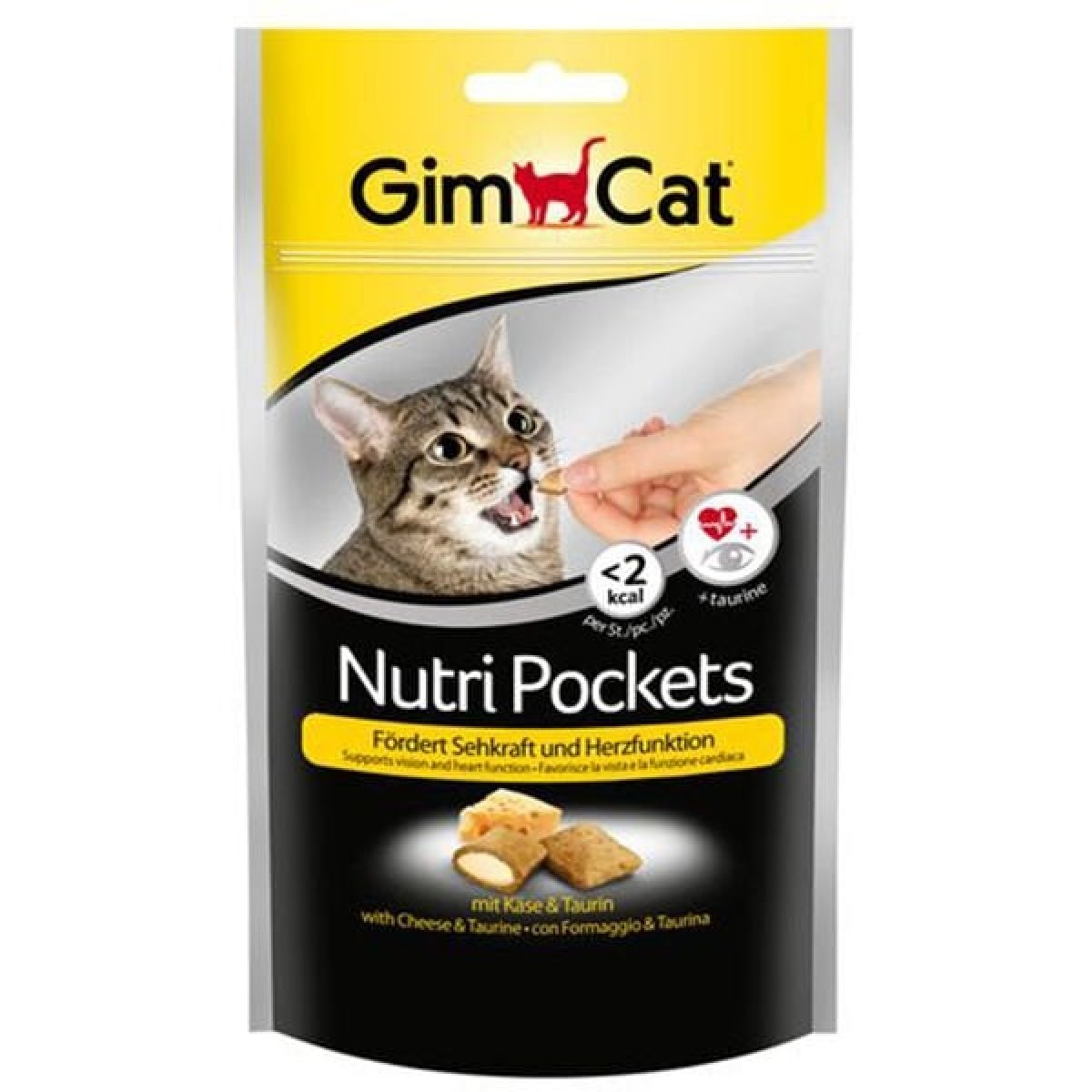 Gimcat Nutri Pockets Peynir Taurin Kedi Ödül Maması Tablet 60 Gr Gimcat Nutri Pockets Peynir Taurin Kedi Ödül Maması Tablet 60 Gr