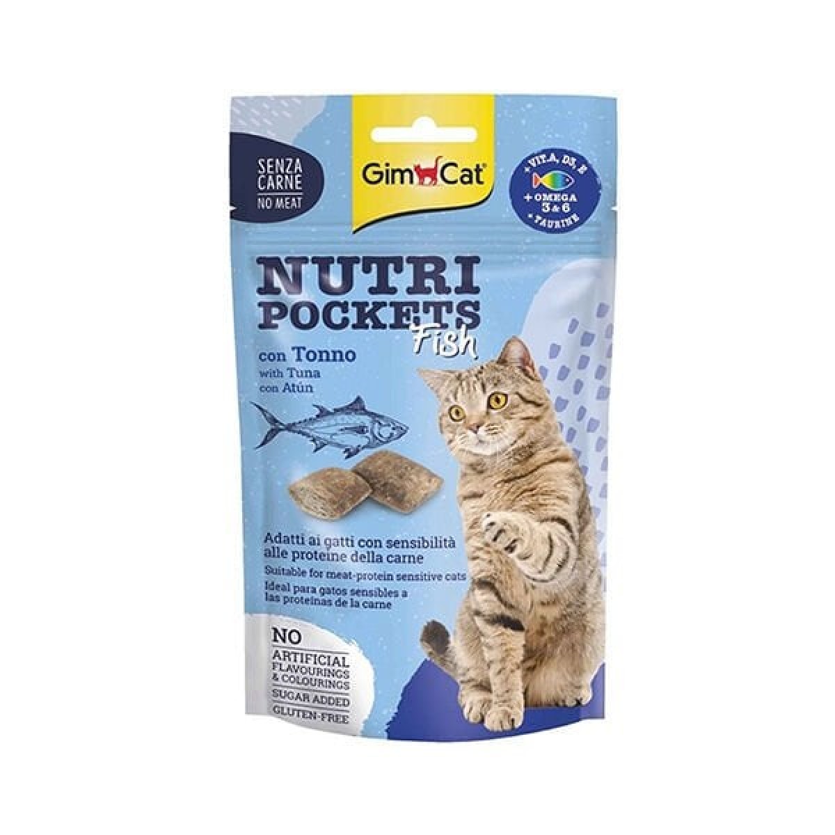Gimcat Nutri Pockets Tuna Balıklı Kedi Ödül Maması 60 Gr Gimcat Nutri Pockets Tuna Balıklı Kedi Ödül Maması 60 Gr