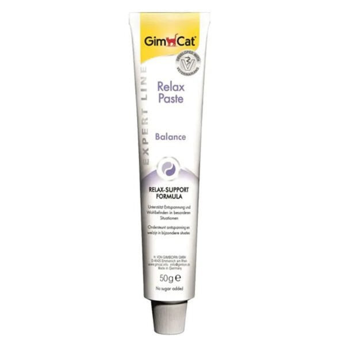 Gimcat Relax Rahatlatıcı Şekersiz Kedi Malt Macunu 50 Gr Gimcat Relax Rahatlatıcı Şekersiz Kedi Malt Macunu 50 Gr