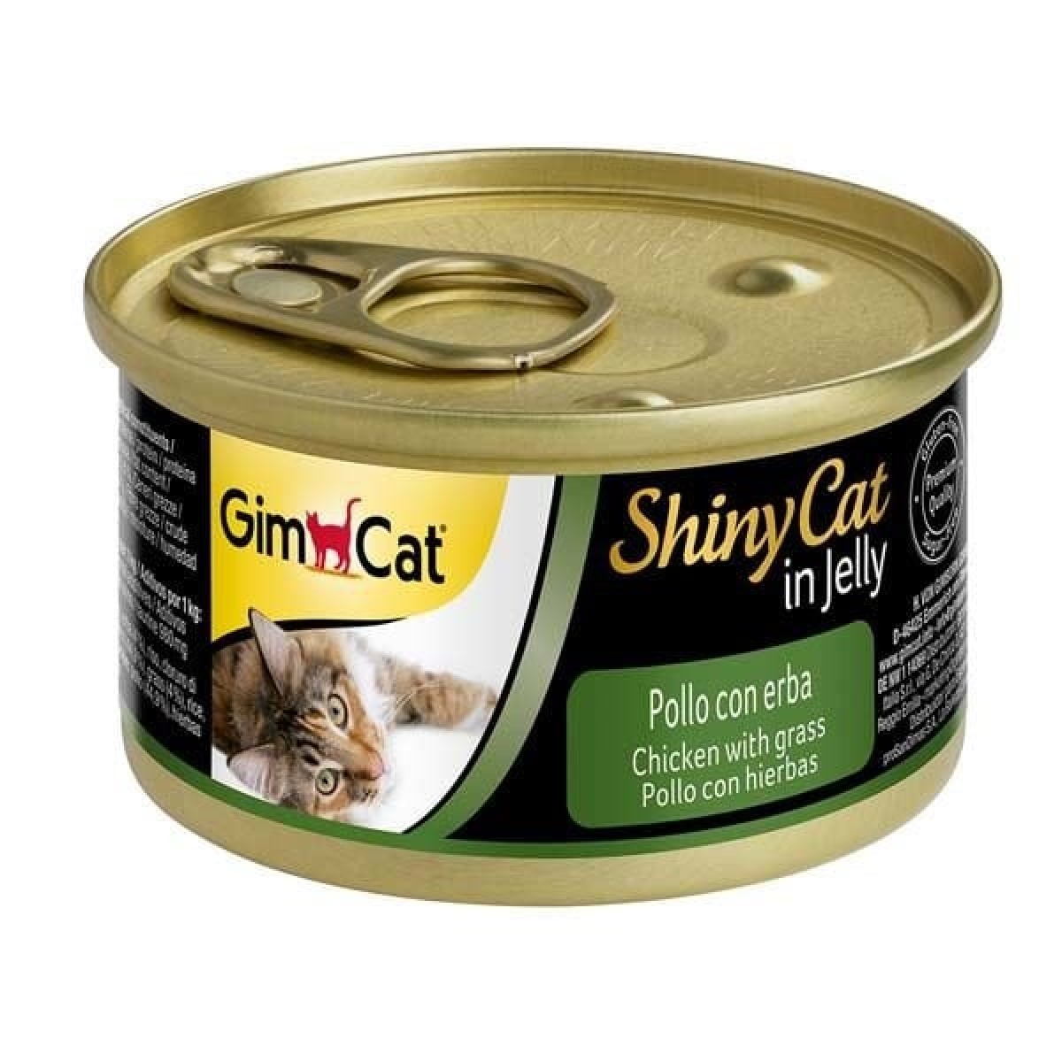 Gimcat Shinycat Tavuklu ve Çimenli Yetişkin Konserve Kedi Maması 70 Gr Gimcat Shinycat Tavuklu ve Çimenli Yetişkin Konserve Kedi Maması 70 Gr