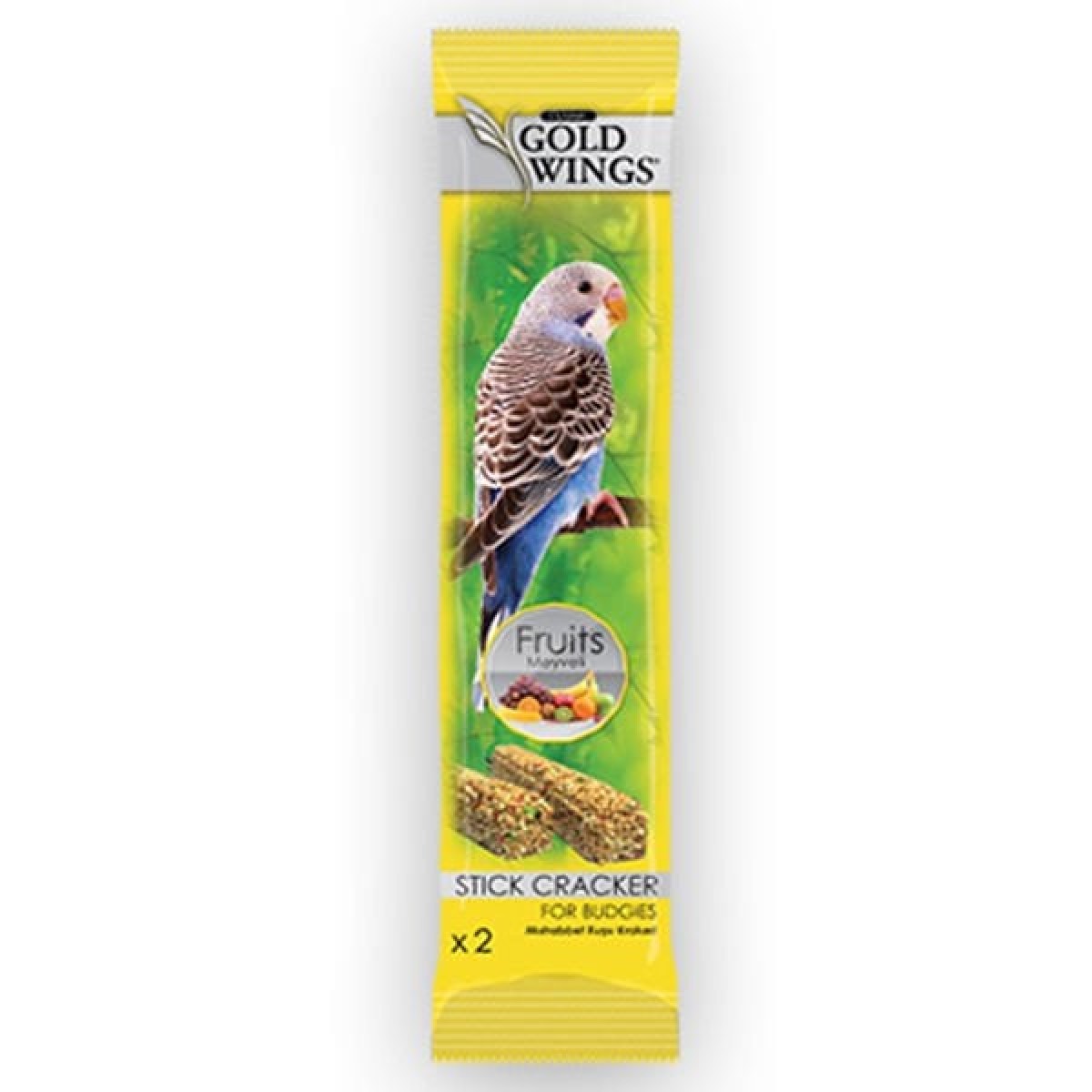 Gold Wings Classic Meyveli Muhabbet Kuşu Krakeri 2 Adet Gold Wings Classic Meyveli Muhabbet Kuşu Krakeri 2 Adet