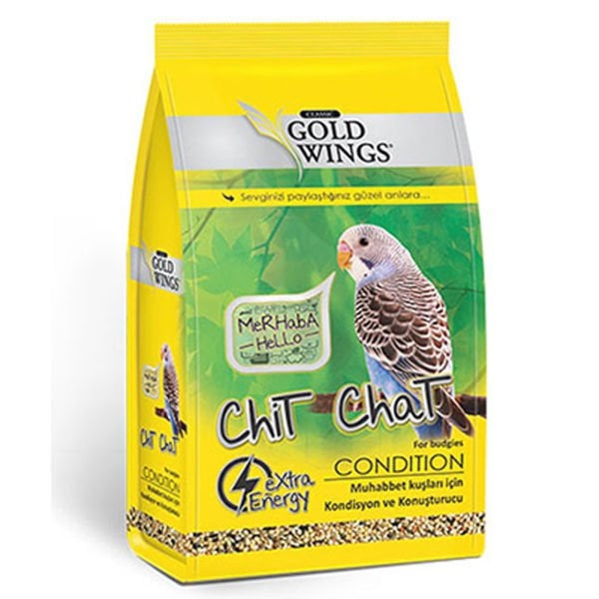 Gold Wings Kondisyon Konuşturucu Muhabbet Kuşu Yemi 150 Gr Gold Wings Kondisyon Konuşturucu Muhabbet Kuşu Yemi 150 Gr