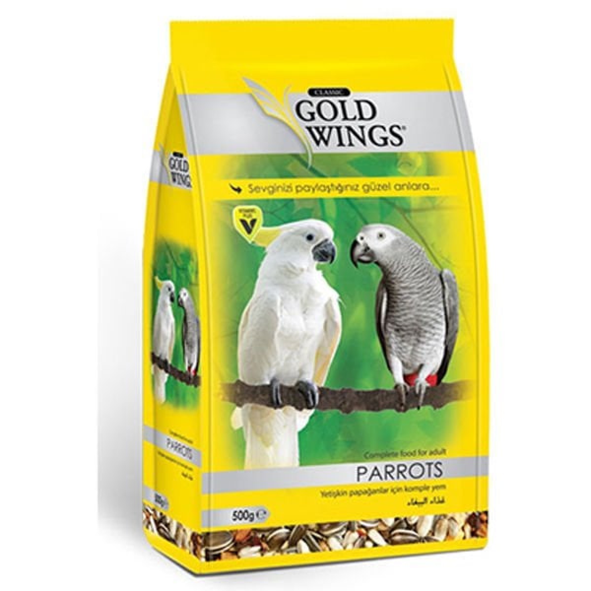 Gold Wings Papağan Yemi 500 Gr Gold Wings Papağan Yemi 500 Gr