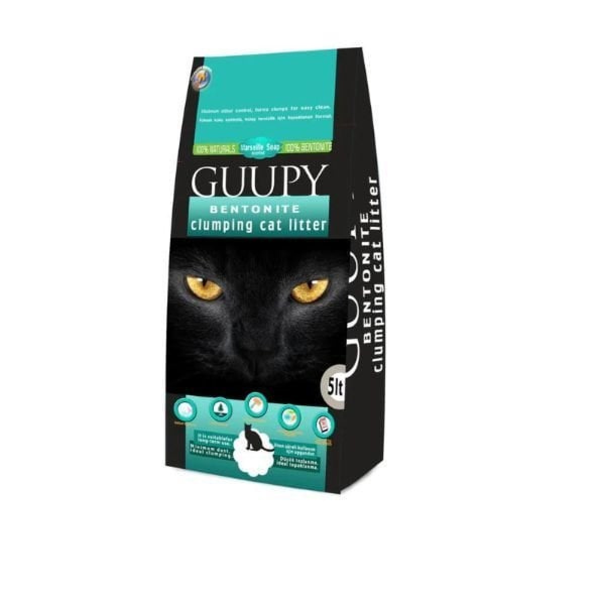 Guupy Marsilya Sabun Kokulu Bentonit Kedi Kumu 5 Lt Guupy Marsilya Sabun Kokulu Bentonit Kedi Kumu 5 Lt