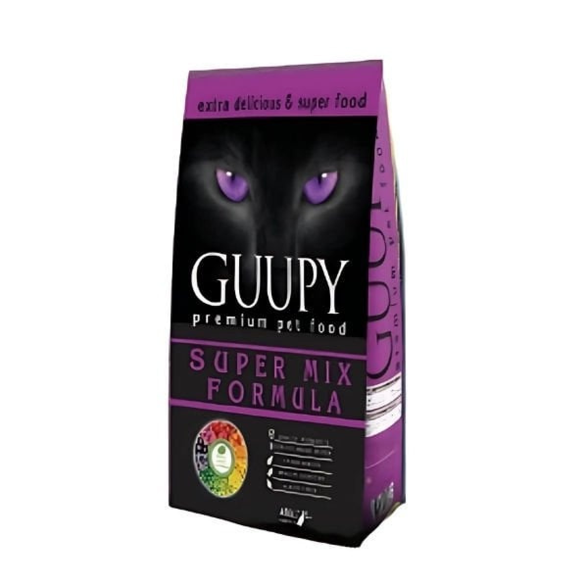 Guupy Premium Super Mix Formula Yetişkin Kedi Maması 1 Kg Guupy Premium Super Mix Formula Yetişkin Kedi Maması 1 Kg