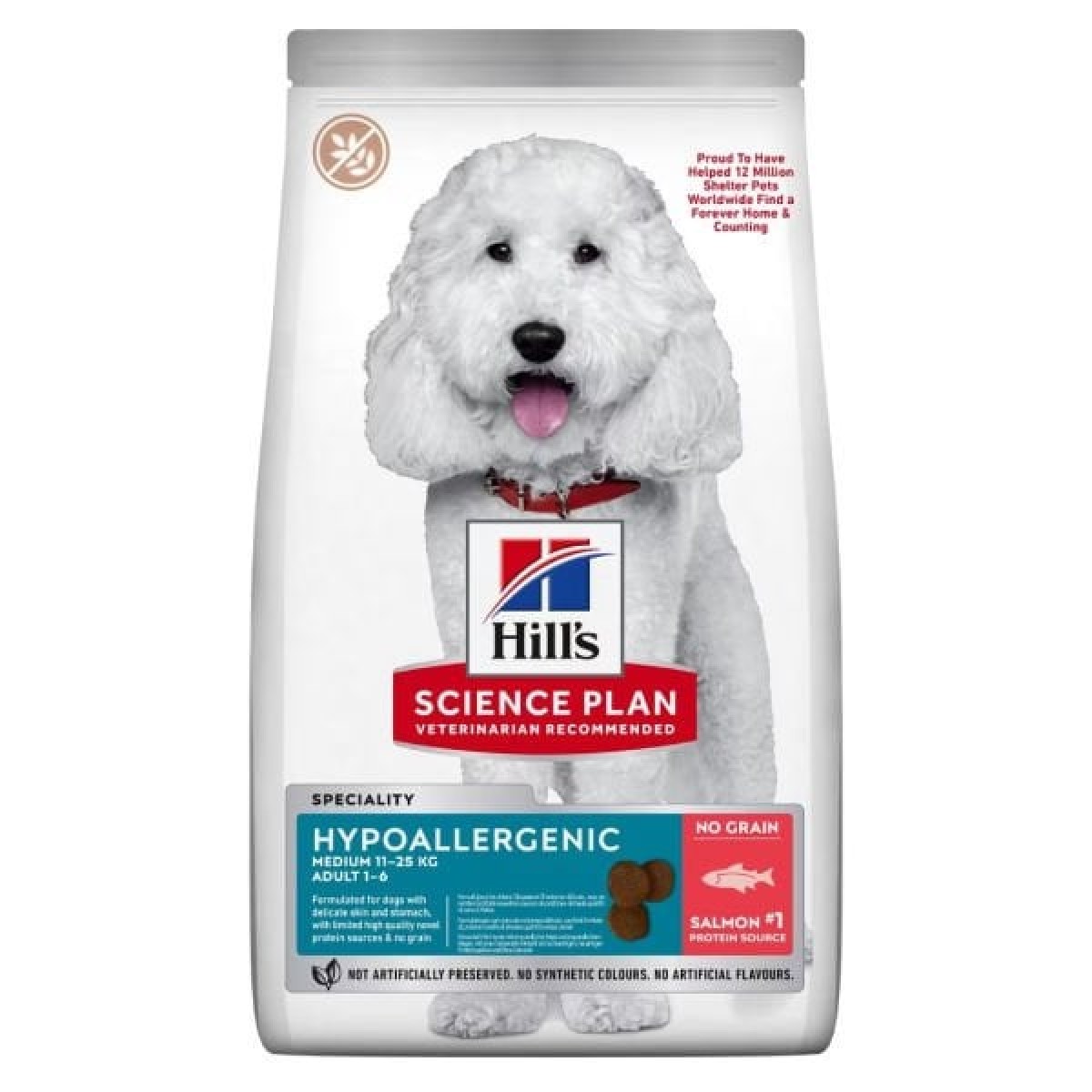 Hill's Science Plan Hypoallergenic Somonlu Küçük ve Mini Irk Tahılsız Yetişkin Köpek Maması 2.5 Kg Hill's Science Plan Hypoallergenic Somonlu Küçük ve Mini Irk Tahılsız Yetişkin Köpek Maması 2.5 Kg