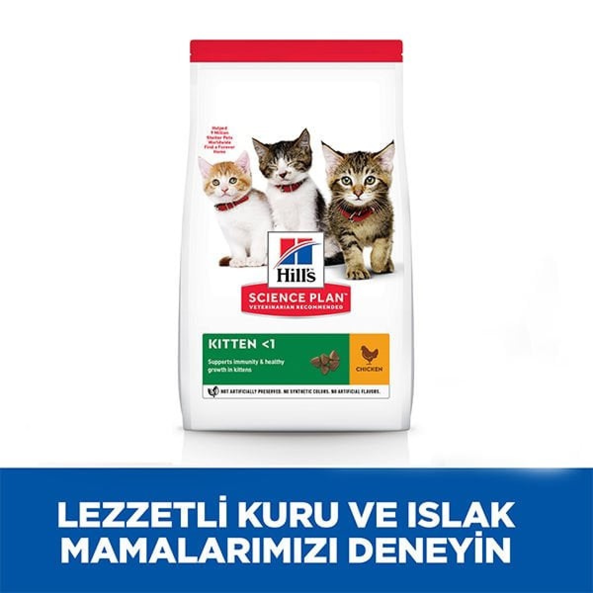 Hills Kitten Tavuklu Yavru Kedi Maması 1.5 Kg Hills Kitten Tavuklu Yavru Kedi Maması 1.5 Kg