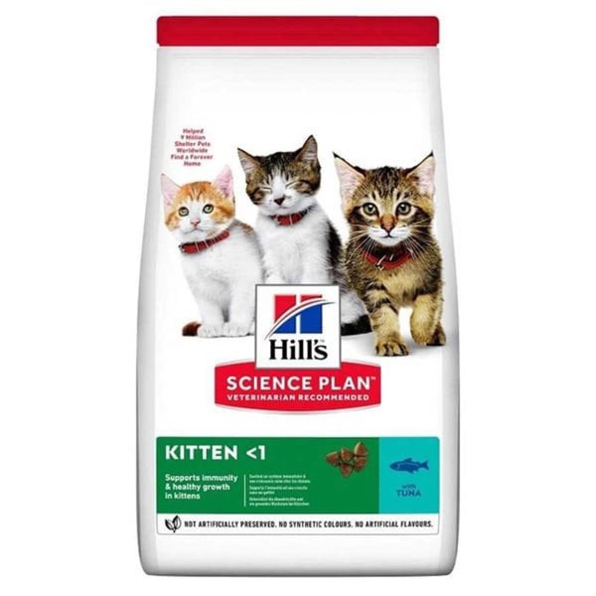 Hills Kitten Ton Balıklı Yavru Kedi Maması 1+500 Gr Hediyeli Hills Kitten Ton Balıklı Yavru Kedi Maması 1+500 Gr Hediyeli