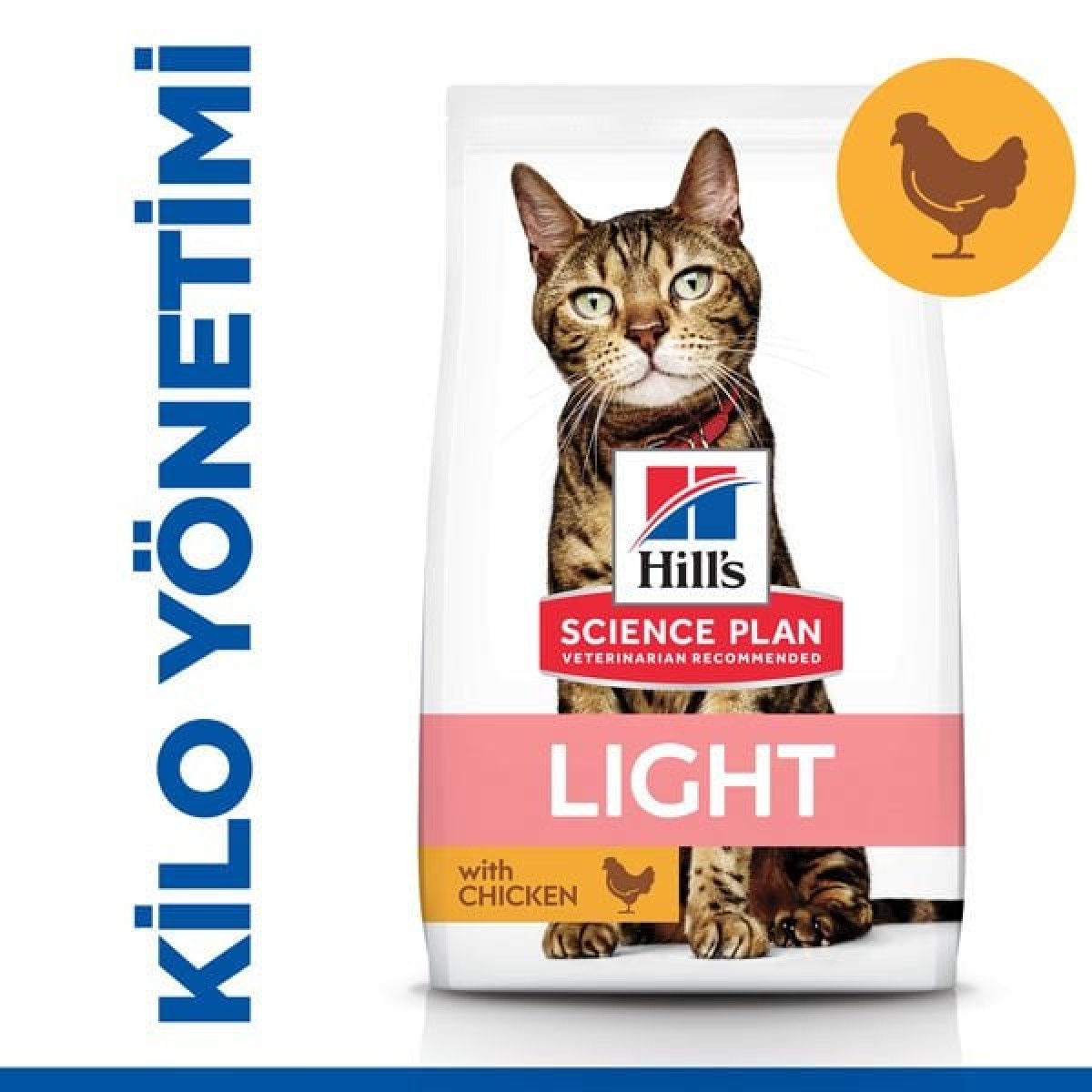 Hills Light Tavuklu Yetişkin Diyet Kedi Maması 3 Kg Hills Light Tavuklu Yetişkin Diyet Kedi Maması 3 Kg