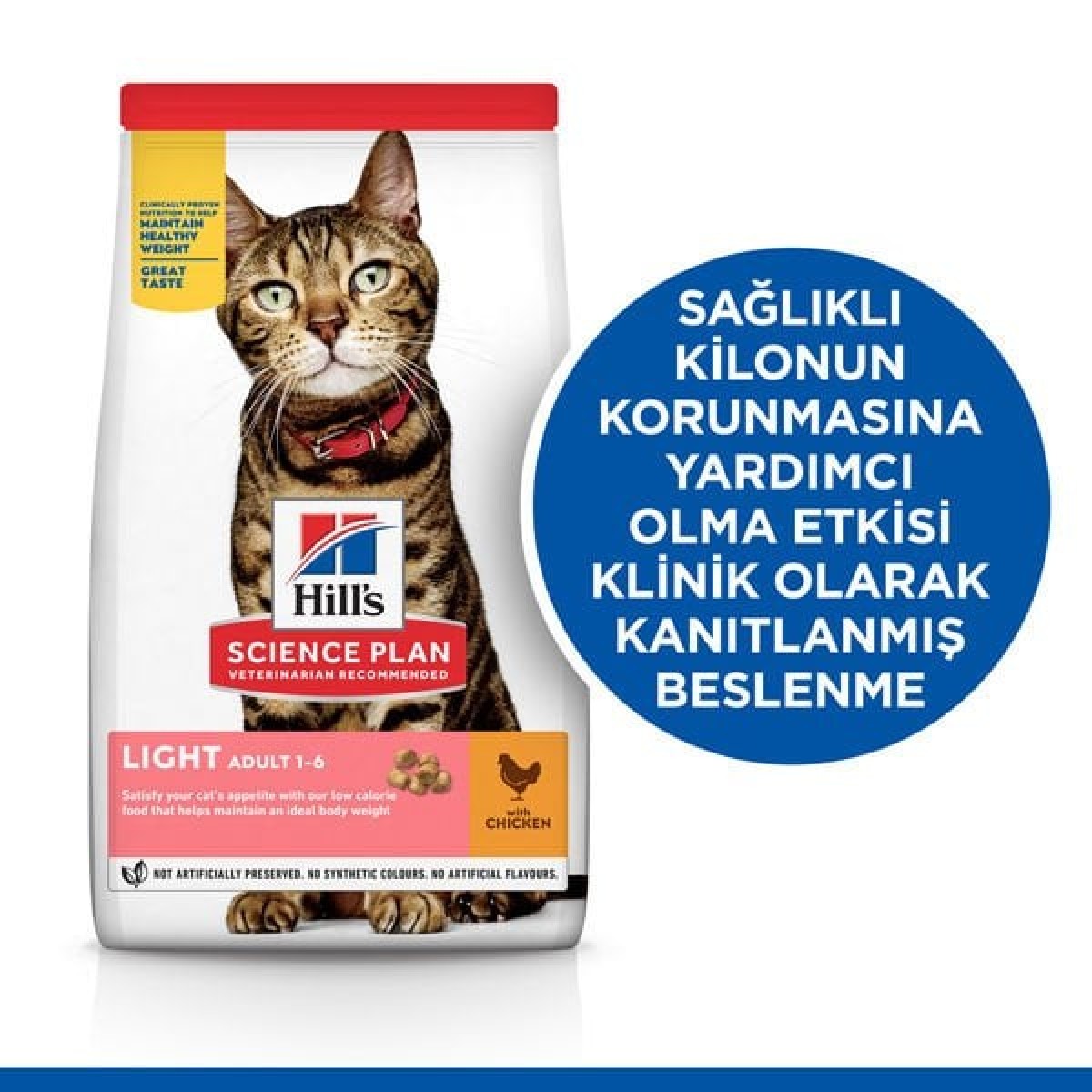 Hills Light Tavuklu Yetişkin Diyet Kedi Maması 3 Kg Hills Light Tavuklu Yetişkin Diyet Kedi Maması 3 Kg