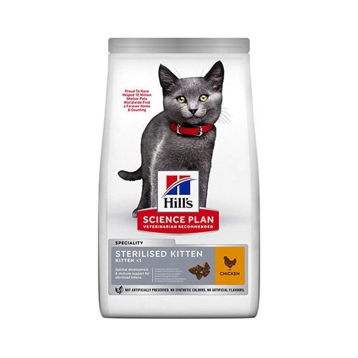 Hills Sterilised Kitten Tavuklu Kısırlaştırılmış Yavru Kedi Maması 10 Kg Hills Sterilised Kitten Tavuklu Kısırlaştırılmış Yavru Kedi Maması 10 Kg