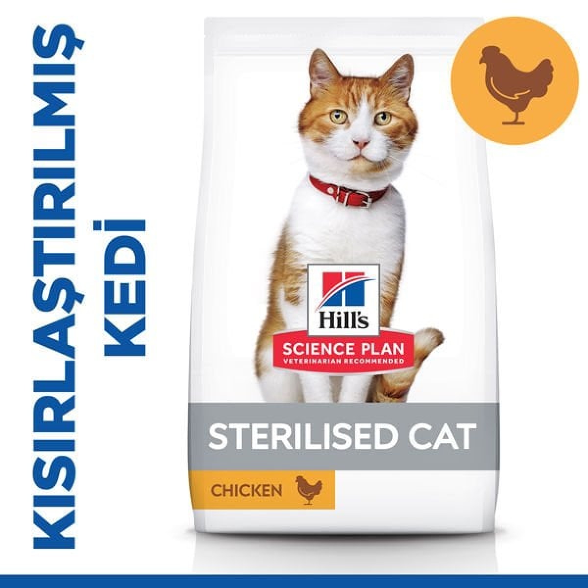 Hills Young Sterilised Tavuklu Kısırlaştırılmış Kedi Maması 1.5 Kg Hills Young Sterilised Tavuklu Kısırlaştırılmış Kedi Maması 1.5 Kg